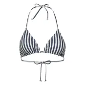 Rosemunde Triangle Bikini Top Marinblå