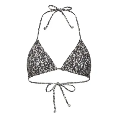 Rosemunde Triangle Bikini Top Svart