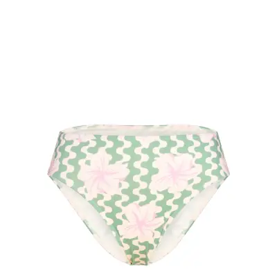 Roxy Hibiscus Daze Midwaist Bikini Grön
