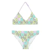 Roxy Letter Up Tri Bra Set - Multi/patterned - 170