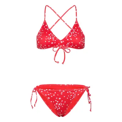 Roxy Pt Beach Classics Strappy Set Röd