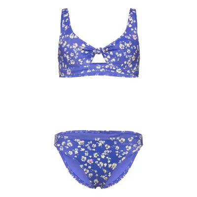 Roxy Shadow Floral Bralette Set Blå