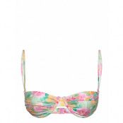 Gina Tricot Ruched Bikini Bra Multi/patterned