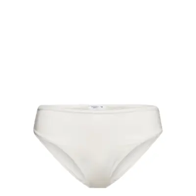 Ruched Highwaist Bikini Brief Swimwear Bikinis Bikini Bottoms High Waist Bikinis Vit Gina Tricot