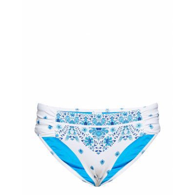 Ruched Side Retro Bikinitrosa Blå Seafolly