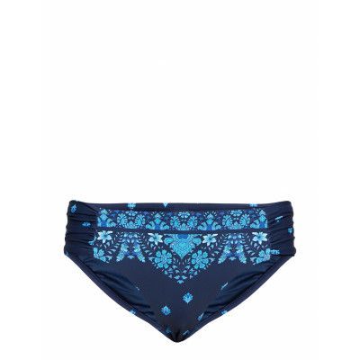 Ruched Side Retro Bikinitrosa Blå Seafolly