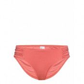 Ruched Side Retro Swimwear Bikinis Bikini Bottoms Bikini Briefs Rosa Seafolly