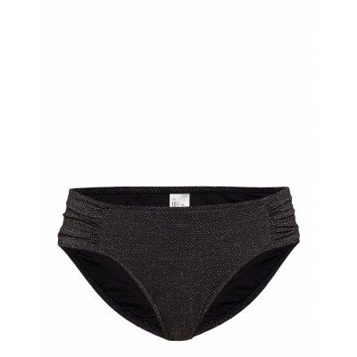 Ruched Side Retro Swimwear Bikinis Bikini Bottoms Bikini Briefs Svart Seafolly
