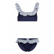 Ruffled Bikini Bikini Blue Mango