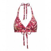 Saftey Halter Top Printed Swimwear Bikinis Bikini Tops Push-up Bikinitops Rosa ODD MOLLY