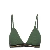 Sahara Fixed Tri Bikini Top Bikinitop Grön Superdry