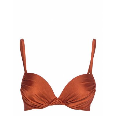 Sahara Pp Push Swimwear Bikinis Bikini Tops Push-up Bikinitops Brun Hunkemöller