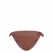Saint Tropez Tai Cord Swimwear Bikinis Bikini Bottoms Side-tie Bikinis Brown Missya