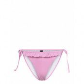 Saint Tropez Tai Cord Swimwear Bikinis Bikini Bottoms Side-tie Bikinis Pink Missya