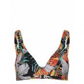 Freya Samba Nights Uw High Apex Bikini Top 36 Ff Multi/patterned