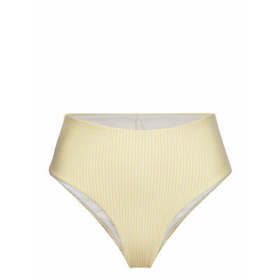 Santorini High Tai Swimwear Bikinis Bikini Bottoms High Waist Bikinis Creme Missya