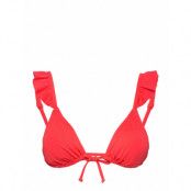 Sardinia Triangle Swimwear Bikinis Bikini Tops Triangle Bikinitops Red Hunkemöller