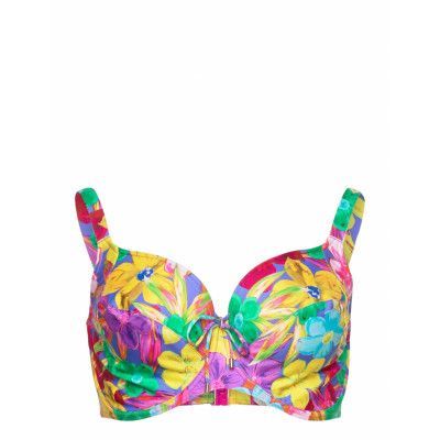 Sazan Full Cup Bikini Top Swimwear Bikinis Bikini Tops Wired Bikinitops Multi/mönstrad Primadonna