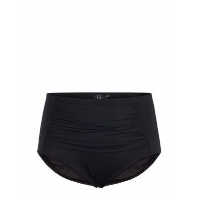 Sbasic, Solid, Hw, Brief Swimwear Bikinis Bikini Bottoms High Waist Bikinis Svart Zizzi