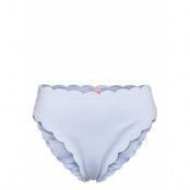 Scallop Rio Hw Swimwear Bikinis Bikini Bottoms Bikini Briefs Blå Hunkemöller