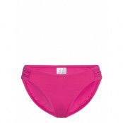 S.collective High Leg Ruched Side Pant Swimwear Bikinis Bikini Bottoms Bikini Briefs Pink Seafolly