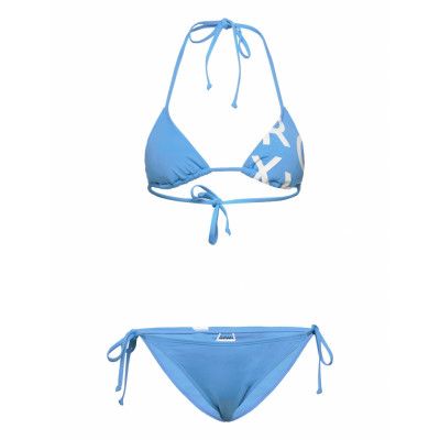 Sd Be Cl Tiki Tri Reg Ts Set Bikini Blå Roxy