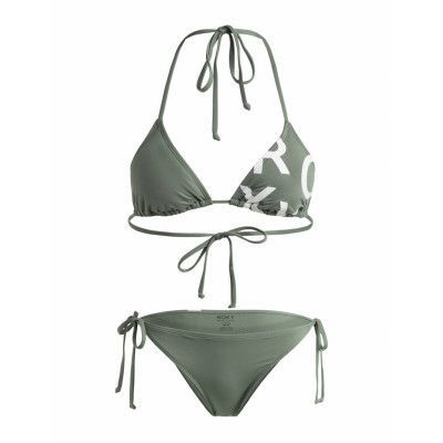 Sd Be Cl Tiki Tri Reg Ts Set Bikini Green Roxy