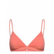 Sd Beach Classics Fixed Tri Swimwear Bikinis Bikini Tops Triangle Bikinitops Orange Roxy