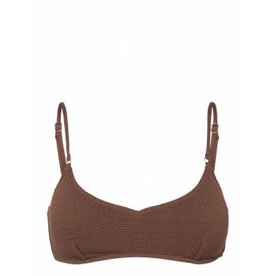 Seadive Bralette *Villkorat Erbjudande Swimwear Bikinis Bikini Tops Wired Bikinitops Brun Seafolly