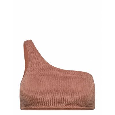 Seadive Shoulder Top *Villkorat Erbjudande Swimwear Bikinis Bikini Tops Bandeau Bikinitops Brun Seafolly