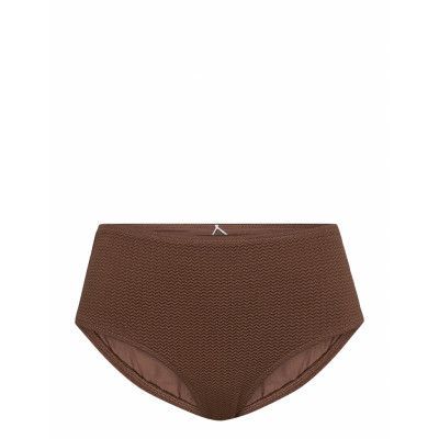 Seadive Wide Side Retro Swimwear Bikinis Bikini Bottoms High Waist Bikinis Brun Seafolly