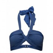 Seafolly Bandeau Bikinitop Blå Seafolly