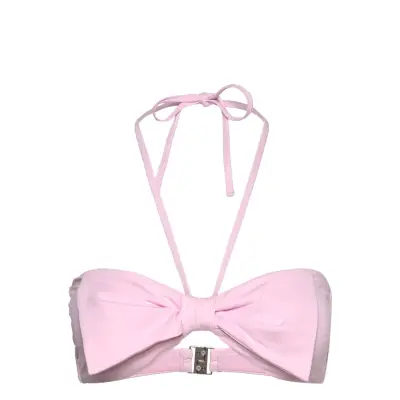Seafolly Beau Bow Front Bandeau Rosa