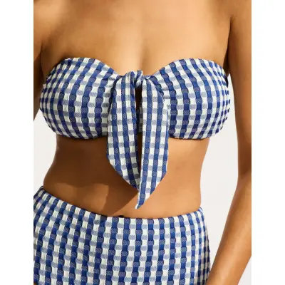 Seafolly Bella Bandeau Bra - Navy - 42