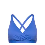 Seafolly F Cross Front Bra Swimwear Bikinis Bikini Tops Triangle Bikinitops Blå Seafolly