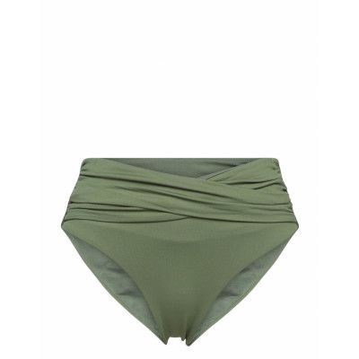 Seafolly High Waist Wrap Front Pant Swimwear Bikinis Bikini Bottoms High Waist Bikinis Grön Seafolly
