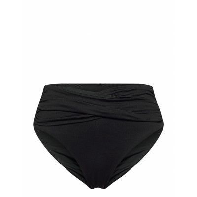 Seafolly High Waist Wrap Front Pant Swimwear Bikinis Bikini Bottoms High Waist Bikinis Svart Seafolly