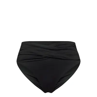 Seafolly High Waist Wrap Front Pant Swimwear Bikinis Bikini Bottoms High Waist Bikinis Svart Seafolly