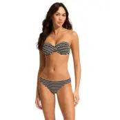 Seafolly Mesh Effect Bustier Bra - Black - 40