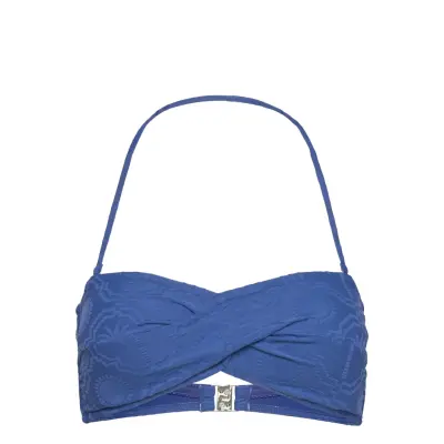 Seafolly Oasis Twist Bandeau Blå