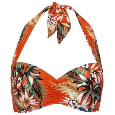 Seafolly Ocean Alley Soft Cup Halter Bikini Top