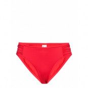 Seafolly Ruched Side Retro Swimwear Bikinis Bikini Bottoms Bikini Briefs Röd Seafolly