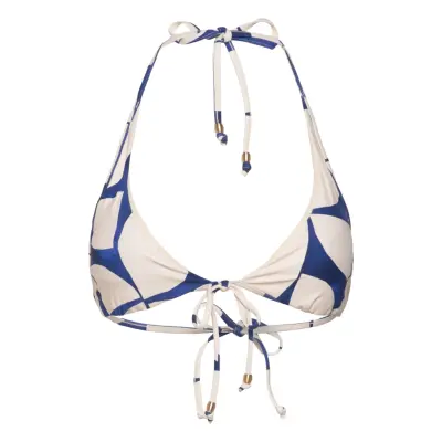 Seafolly Sunray Long Line Halter Bra Blå