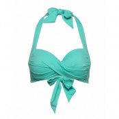 Seafolly Twist Soft Cup Halter Swimwear Bikinis Bikini Tops Wired Bikinitops Blå Seafolly