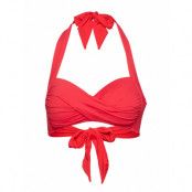 Seafolly Twist Soft Cup Halter Swimwear Bikinis Bikini Tops Wired Bikinitops Röd Seafolly