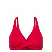 Seafolly Wrap Front F Cup Bra Swimwear Bikinis Bikini Tops Triangle Bikinitops Röd Seafolly