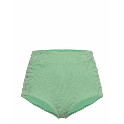 Second Wave High Waisted Pant *Villkorat Erbjudande Swimwear Bikinis Bikini Bottoms High Waist Bikinis Grön Seafolly