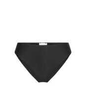 Semi Highwaist Bikini Brief Swimwear Bikinis Bikini Bottoms Bikini Briefs Svart Gina Tricot