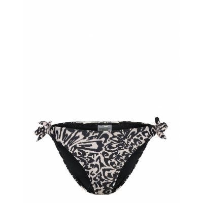 Serpente Bikini Bottom Swimwear Bikinis Bikini Bottoms Side-tie Bikinis Svart Second Female