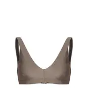Shimmer Bra Top Swimwear Bikinis Bikini Tops Triangle Bikinitops Brun Filippa K